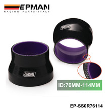 EPMAN 3"-4.49" 76mm-114mm INCH PIPE TURBO SILICONE Black For Ford Mustang01-04 EP-SS0R76114 2024 - buy cheap