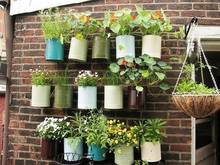 Zakka  Iron flower pots planters wall pots home decoration classic design 9.5x10cm 2024 - buy cheap