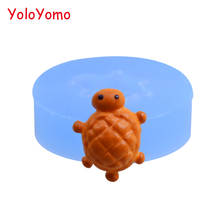 D292YL 17mm Ocean Tortoise Silicone Mold - Kawaii Animal Turtle Mold Cake Decorating Tools, Fondant, Chocolate, Resin Clay Mold 2024 - buy cheap