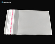 Doreen Box hot-  200 PCs Clear Self Adhesive Seal Plastic Bags 6x4cm (B04010) 2024 - buy cheap