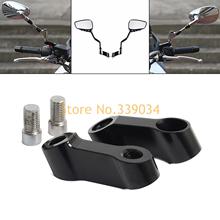 Motorcycle CNC 8mm 10mm  Mirror Mount Riser Extender Adapter For Honda Yamaha MT07 MT09 MT-07 VMax Kawasaki Suzuki Scooter BMW 2024 - buy cheap