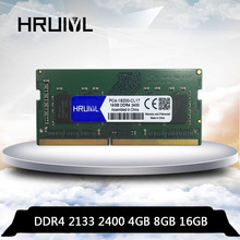 HRUIYL ОЗУ DDR4 8 ГБ 4 ГБ 16 ГБ 2133 МГц 2400 МГц 2133 2400 Память ОЗУ DDR4 8 Гб sodimm память для ноутбука DDR4 4 ГБ 8 ГБ 16 ГБ 2024 - купить недорого