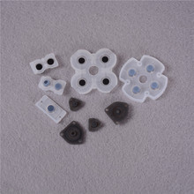 Almohadillas de botón de silicona, goma conductora, para PS4 piezas para reparar controlador 9 unids/set 2024 - compra barato