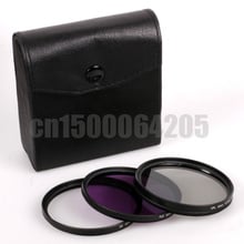 52mm Filter kit UV FLD CPL Circular+Filter Case bag for canon nikon Camera 52mm lens filter 2024 - buy cheap