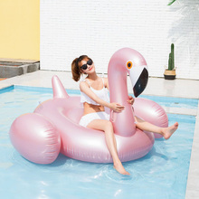 Rooxin гигантский Фламинго надувной круг воздушный матрас поплавок кровать для бассейна взрослых плавательный кольцо Летняя Пляжная Вечеринка бассейн игрушка 2024 - купить недорого