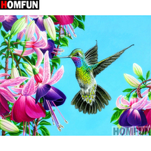 HOMFUN Full Square/Round Drill 5D DIY Diamond Painting "Birds and flowers" Embroidery Cross Stitch 5D Home Decor Gift A13892 2024 - buy cheap