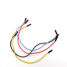 4Pcs/Lot 20cm Soft Silicon Dupont Cable 24AWG 1Pin Female To Female Jumper Wire for Racing Drone Board Red Blue Black Yellow 2024 - buy cheap