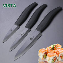 Kitchen Knives Ceramic Knives Cooking set 3" 4" 5" Zirconia Ceramic Black Blade Chef Knife Paring Fruit Cooking tools 2024 - buy cheap
