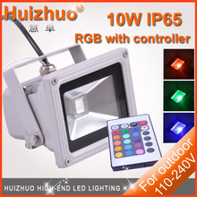 [Huizhuo Lighting]LED Flood Light 10W/20W/30W/50W/70w/100W Warm White/White/RGB LED Floodlight Outdoor Lighting 2022 - купить недорого