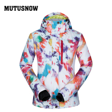 Mutunow-Chaqueta de esquí para mujer, abrigo de esquí muy cálido, grueso, a prueba de viento, impermeable, invierno, 2019 2024 - compra barato