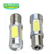 HK Post 50X 1156 BA15S P21W 7.5w COB LED reverse lights high power tail turn signal lights Parking Lamp Headlight dc 12v 2024 - buy cheap