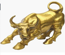 Big Wall Street Bronze Fierce Bull OX Statue decoration bronze factory outlets 2024 - buy cheap