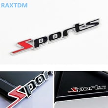 3D Metal Car Stickers Sport for Geely Vision SC7 MK CK Cross Gleagle SC7 Englon SC3 SC5 SC6 SC7 Panda 2024 - buy cheap