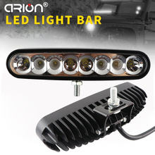 Barra de luz LED de 24W para coche todoterreno, Combo DRL de 6 pulgadas, ATV, 4WD, Wagon, Pickup, Bus, 4X4, motocicleta, barco, Camper, AWD, Faro de conducción de camión 2024 - compra barato