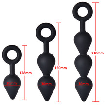 S/M/L Silicone Butt Plug Big Anal Plug Prostate Massage Sex Toys for Couple Anal Beads Dilator Ana Balls Buttplug Erotic Sex Toy 2024 - buy cheap