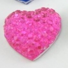 Sales!! 12mm Flatback Resin Dotted Heart Rhinestone Cabochon Gems,Flat Back Resin Rhinestone For DIY Decoration(50pcs) 2024 - buy cheap