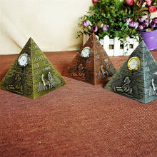 New Design Egypt Pyramid Model Figurines Metal Creativity Pyramid Miniatures Great Girlfriend Gift Handwork Craft Decor 2024 - buy cheap