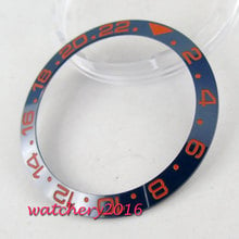 38mm blue orange ceramic bezel insert for 40mm SUB mens watch 2024 - buy cheap