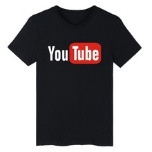 Camiseta con estampado de Youtube para hombre y mujer, ropa Harajuku You Tube, de marca de lujo, de manga corta, 4XL 2024 - compra barato