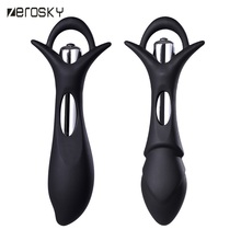 Zerosky Vibrating Anal Plugs Beads Anal Trainer Butt Plug Prostate Massager Anal Vibrator Anal Sex Toys for Men Women Gay 2024 - buy cheap