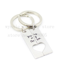 2015 new style"You're my Person" Hand Stamped Couples Key Chain &necklace Set of 2 Grey's Anatomy Inspired His& Hers Jewelry 2024 - buy cheap