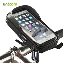 Untoom 6.0 inch Waterproof Bicycle Phone Holder Bike Motorcycle Handlebar Cell Phone Stand Mount for iPhone Samsung Xiaomi Redmi 2024 - buy cheap