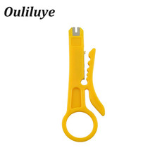 Mini Crimping Wire Cutter Wire Stripper Knife Network Cable Crimper Pliers Cable Stripping Cut Line Pocket Multitool Hand Tool 2024 - buy cheap