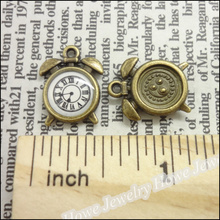 Colgante de campana de bronce antiguo, accesorio de aleación de Zinc, compatible con pulsera, collar, DIY, resultados de joyería de Metal, 6 uds. 2024 - compra barato