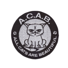 Parches de aplique bordado Tomcat, parche bordado para planchar ropa, venta al por mayor, pedido 2024 - compra barato