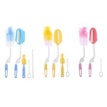 3/4/5pcs Baby Bottle Brushes Set Sponge Nipple Pacifier Cleaner Milk Feeder Cleaning Brush Baby Feeding Tools Baby Care Props 2024 - buy cheap
