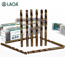 LAOA-Paquete de brocas de acero inoxidable, 10 piezas, vástago recto, broca helicoidal HRC65 2024 - compra barato