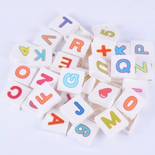 Figuras de Número grande cuadradas con letras del alfabeto en miniatura, juguete educativo Compatible con bloques de tamaño grande, regalo para niños 2024 - compra barato