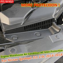 New Style Engine Warehouse Air Condition AC Inlet Protective Cover Trim For Nissan Qashqai J11 2.0L 2014 2015 2016 2017 2018 2024 - buy cheap