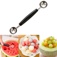 NEWStainless Steel Double-End Melon Ice Cream Baller Scoop Fruit Spoon Kitchen Tool 2024 - buy cheap