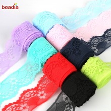 5 Yards 40mm High Quality African Lace Fabric Beautiful Lace Ribbon Tape Lace Trim DIY Embroidery For Sewing Decoration 2024 - buy cheap