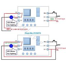 DC 12V Multifunction Self-lock Relay PLC Cycle Timer Module Delay Time Switch 2024 - buy cheap