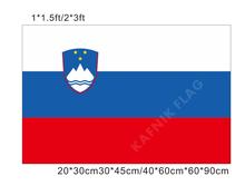 KAFNIK, Envío Gratis 20*30 cm/30*45 cm/40*60 cm/60*90 cm banderas pequeñas de Eslovenia bandera nacional para países evento mundial Fla decorativa 2024 - compra barato
