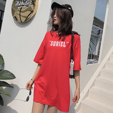 2019 new women loose casual fashion large size long handsome girl hip hop shirt short-sleeved t-shirt female 2024 - buy cheap
