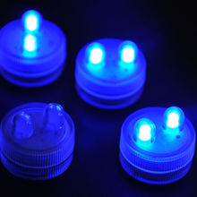 KITOSUN 10 шт. погружные светодиодные фонари Подводные погружные светодиодные фонари на батарейках с 2 светодиодными лампами для свадебной вечеринки 2024 - купить недорого