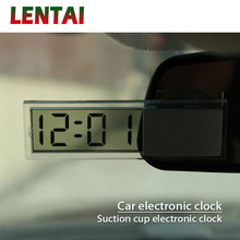 LENTAI для Opel astra h j g insignia vectra c corsa Chevrolet cruze captiva Abarth 1 шт. автомобильные часы на присоске ЖК-дисплей цифровой 2024 - купить недорого