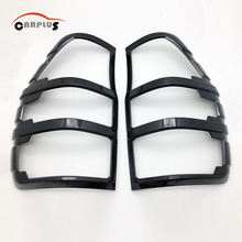 hot sell for ranger accessories ABS matte black Accessories Tail Lights Covers Lamp T6 T7 2015 car styling rear lamp cover free 2024 - buy cheap