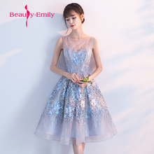 Floral impressão vestidos de noite vestido de noiva a linha moda vestido de noite doce flor luz cinza e azul vestidos de baile 2024 - compre barato