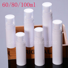 60ml 80ml 100ml Empty White Mist Spray Pump Cosmetic Container Lotion Cream Pump Dispenser Perfume Bottles Plastic Containers 2024 - buy cheap