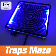 Escape room prop Traps Maze avoid the traps and transport the iron ball to the goal to open magnet lock room escape game prop 2024 - buy cheap