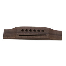 1pc 6 String Rosewood Saddle Thru Guitar Bridge For Acoustic Guitar Folk high quality 2024 - buy cheap