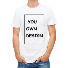 2019, собственный дизайн, фирменный логотип/изображение, белая мужская и женская футболка на заказ, размера плюс футболка, мужская одежда 2024 - купить недорого