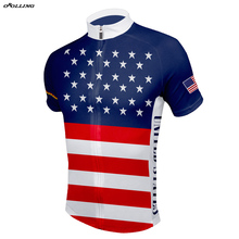 New Classical 2018 USA National Flag Team Maillot Cycling Jersey Customized Orolling Tops 2024 - buy cheap