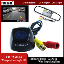FUWAYDA warterproof Car CCD Rear View Camera Car parking camera HD 4.3 inch Rearview Mirror Parking Monitor for BMW X1 X3 X5 X6 2024 - buy cheap