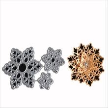 Flower Puzzle Metal Cutting Dies Stencil for DIY Scrapbooking album Decorative Embossing Craft Dies Cut Paper Cards Tool 2024 - buy cheap