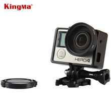 KingMa Профессиональный 37 мм Gopro UV фильтр объектива + Адаптер фильтра + крышка объектива Комплект для Gopro Hero3 +/Hero3 2024 - купить недорого